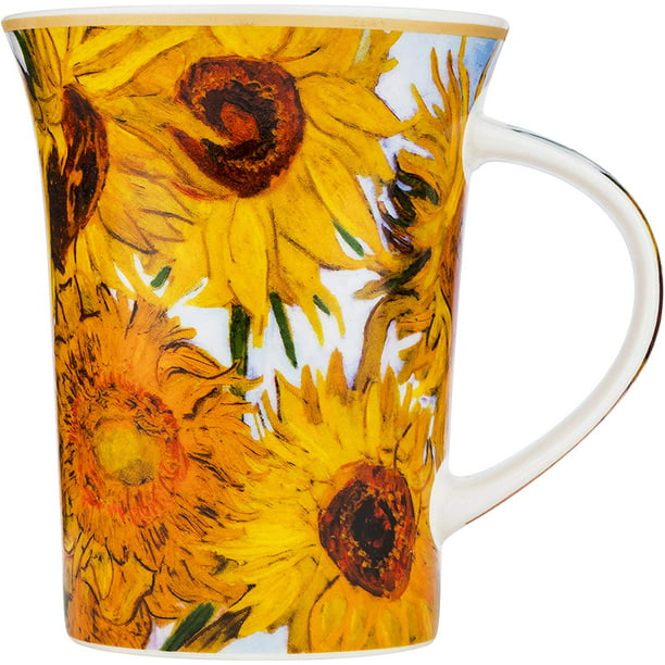 Personalised Mug Initial Name Sunflower Tea Coffee Gift Office Friends Birthday 